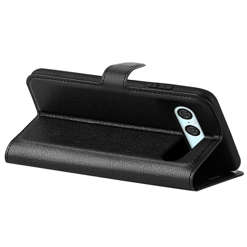 Lederhüllen Für Sony Xperia 10 Vii Kunstleder Litschi