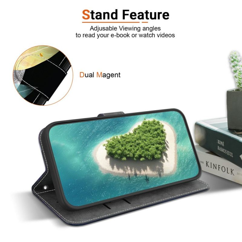 Lederhüllen Sony Xperia 10 Vii Handyhülle Bunte Blätter