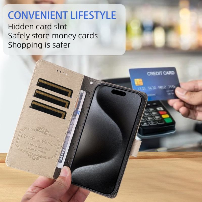 Lederhüllen Sony Xperia 10 Vii Handyhülle Lederoptik Und Rfid-schutz