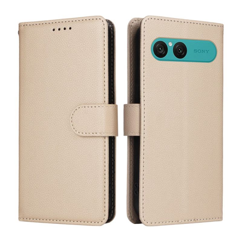 Lederhüllen Sony Xperia 10 Vii Handyhülle Lederoptik Und Rfid-schutz