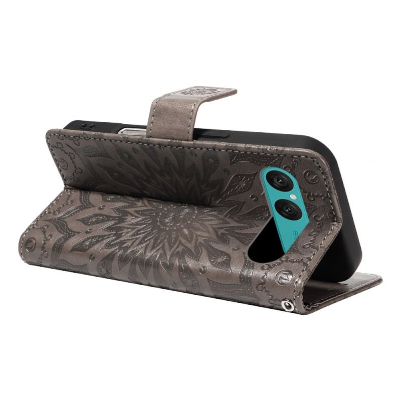 Lederhüllen Sony Xperia 10 Vii Mandala-muster