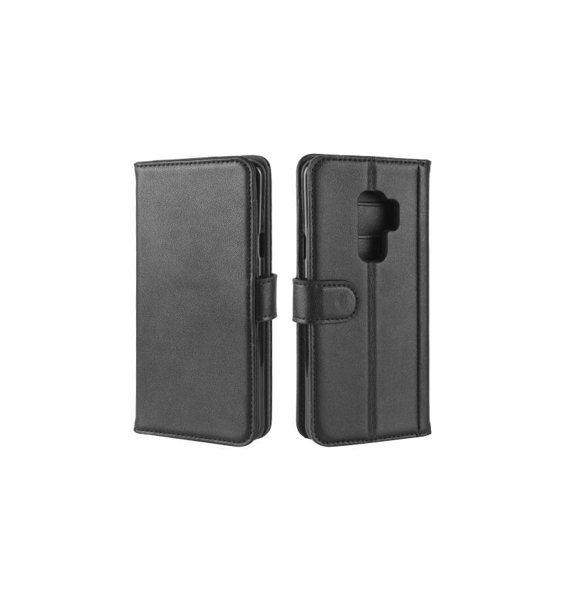 Lederhüllen Für Samsung Galaxy S9 Plus Anti-Sturz Kartenetui Aus Premium-leder