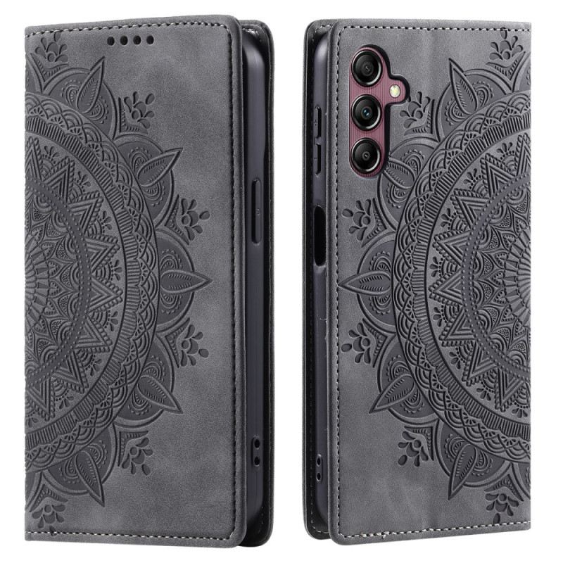 Flip Case Für Samsung Galaxy A17 4g / 5g Mandala-wildlederoptik
