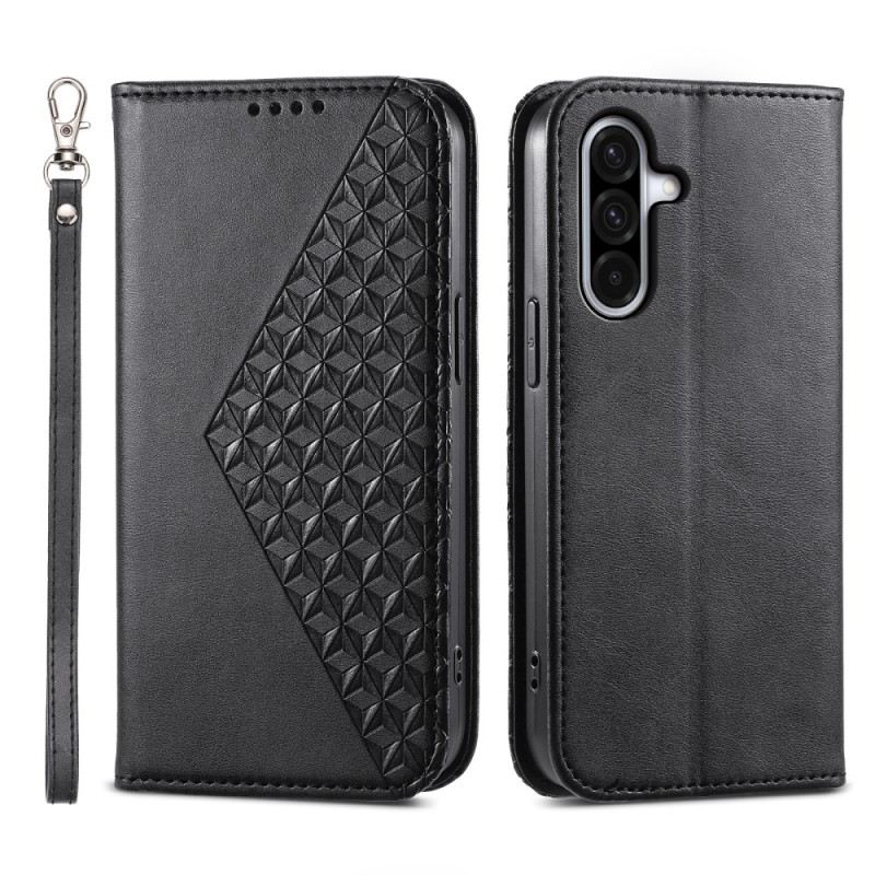 Flip Case Für Samsung Galaxy A17 4g / 5g Rautenmuster