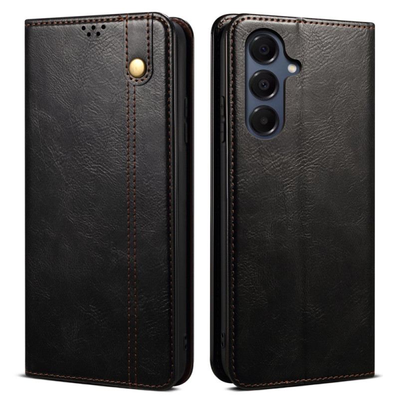 Flip Case Samsung Galaxy A17 4g / 5g Handyhülle Gewachstes Kunstleder