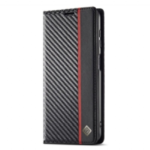 Flip Case Samsung Galaxy A17 4g / 5g Handyhülle Lc.imeeke Carbonfaser