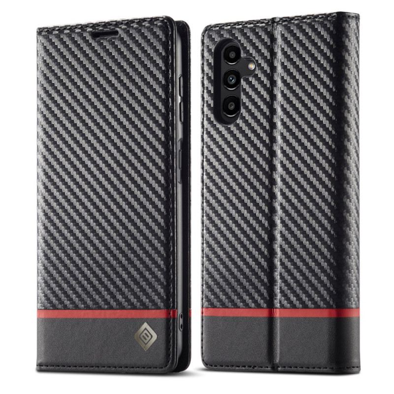 Flip Case Samsung Galaxy A17 4g / 5g Handyhülle Lc.imeeke Carbonfaser