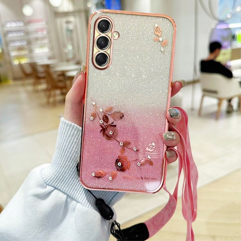 Hülle Für Samsung Galaxy A17 4g / 5g Kadem Strass-ringbänder