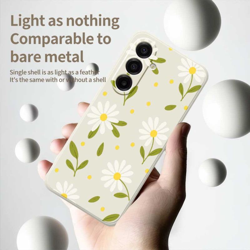 Hülle Für Samsung Galaxy A17 4g / 5g Weiße Blumen