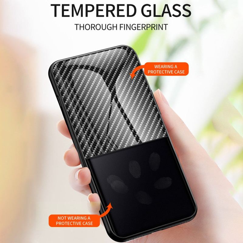 Hülle Samsung Galaxy A17 4g / 5g Gehärtetes Glas In Kohlefaseroptik
