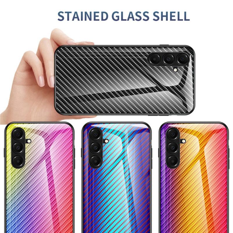 Hülle Samsung Galaxy A17 4g / 5g Gehärtetes Glas In Kohlefaseroptik