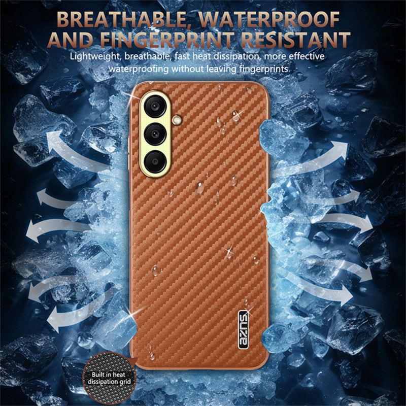 Hülle Samsung Galaxy A17 4g / 5g Handyhülle Azns Carbonfaser