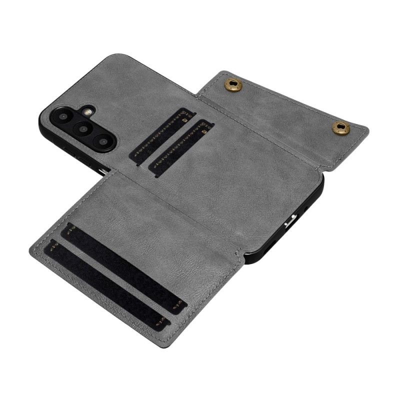 Hülle Samsung Galaxy A17 4g / 5g Handyhülle Kartenhalter In Lederoptik