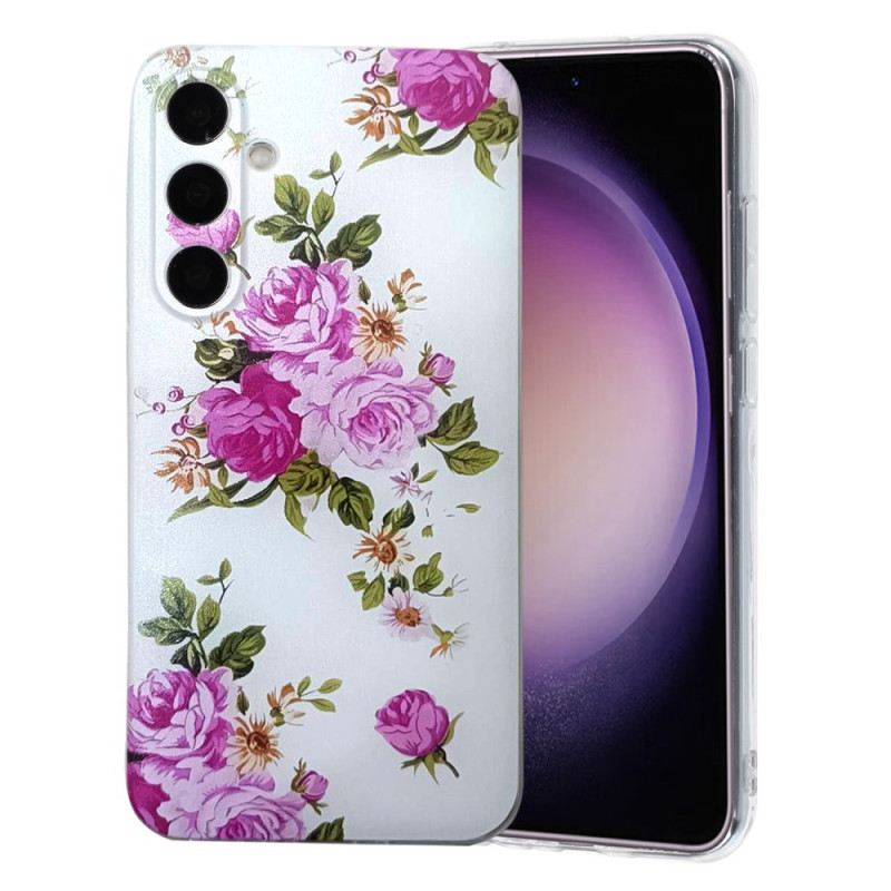Hülle Samsung Galaxy A17 4g / 5g Handyhülle Liberty-blumen