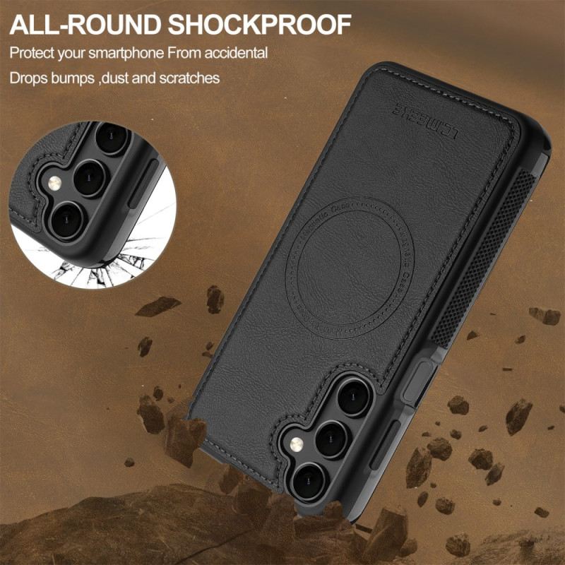 Hülle Samsung Galaxy A17 4g / 5g Handyhülle Magnetisch Wildlederoptik