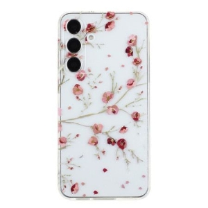 Hülle Samsung Galaxy A17 4g / 5g Handyhülle Rote Blumen