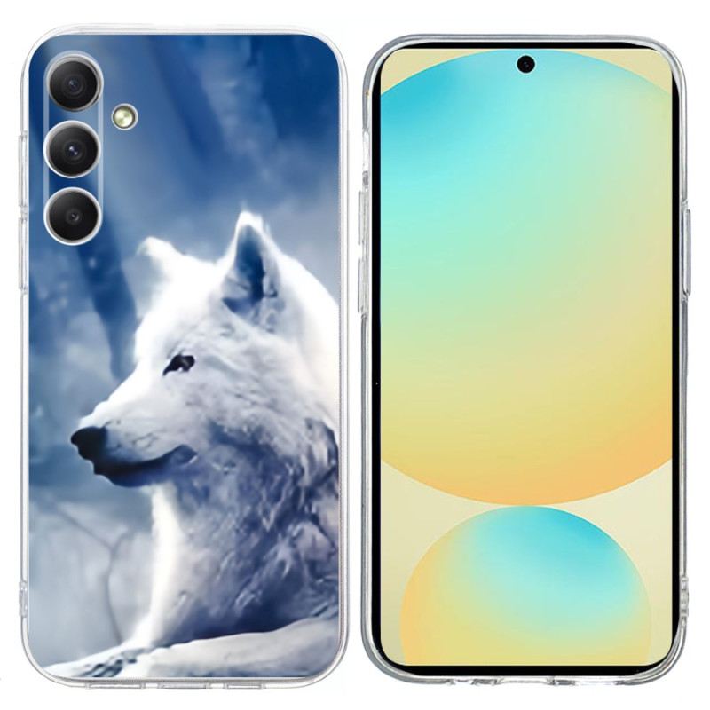Hülle Samsung Galaxy A17 4g / 5g Handyhülle Weißer Wolf