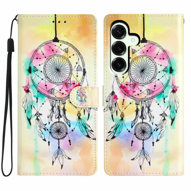 Lederhüllen Für Samsung Galaxy A17 4g / 5g Aquarell-traumfänger