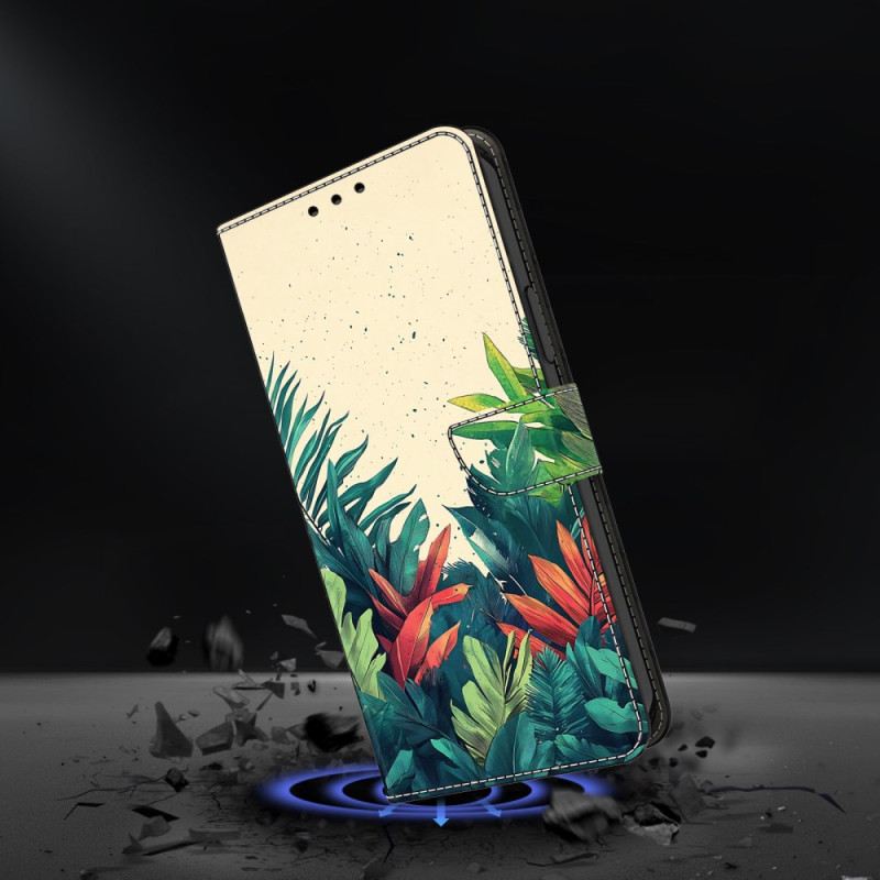 Lederhüllen Für Samsung Galaxy A17 4g / 5g Blätter