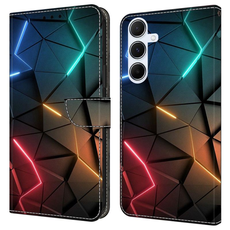 Lederhüllen Für Samsung Galaxy A17 4g / 5g Lichtrisse