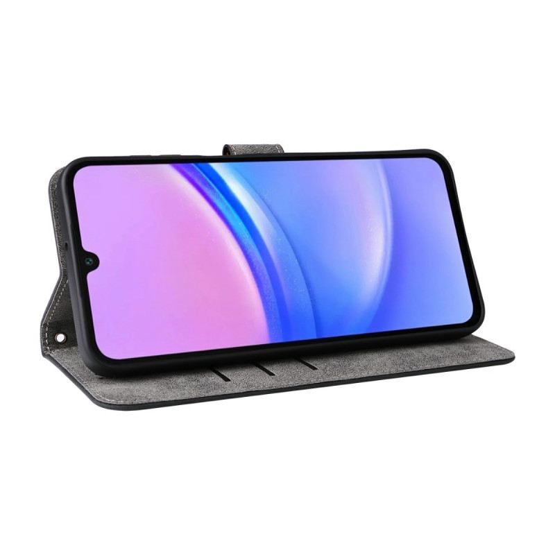 Lederhüllen Für Samsung Galaxy A17 4g / 5g Rfid-schutz In Wildlederoptik