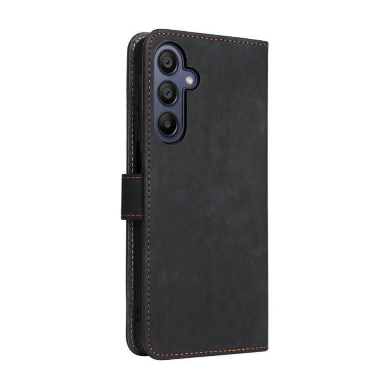 Lederhüllen Für Samsung Galaxy A17 4g / 5g Rfid-schutz In Wildlederoptik