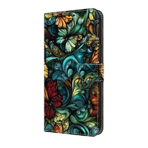 Lederhüllen Samsung Galaxy A17 4g / 5g Aquarellblumen Und -pflanzen