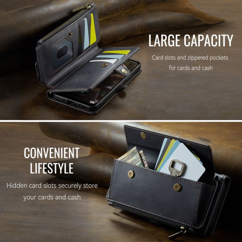 Lederhüllen Samsung Galaxy A17 4g / 5g Caseme Geldbörse In Wildlederoptik