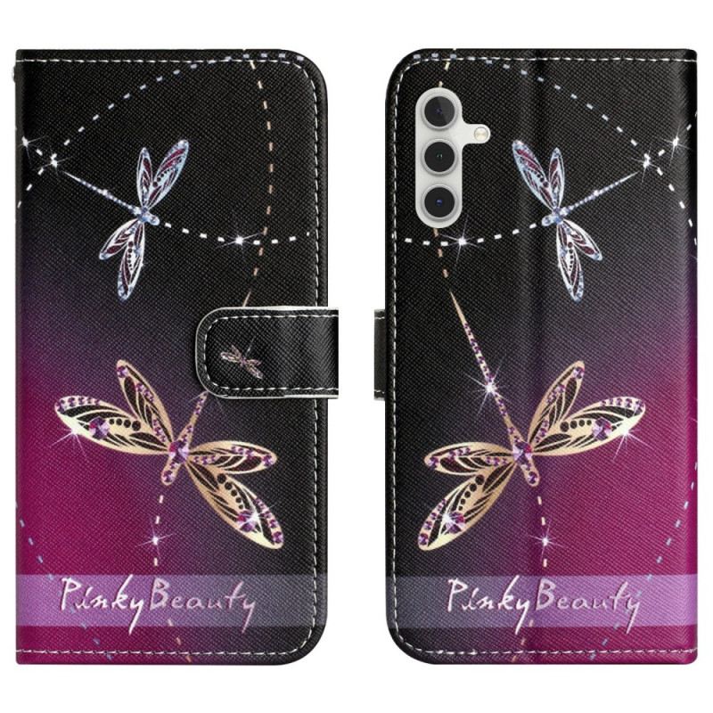 Lederhüllen Samsung Galaxy A17 4g / 5g Handyhülle Libellen