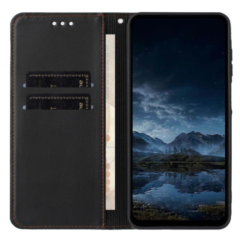 Lederhüllen Samsung Galaxy A17 4g / 5g Handyhülle Streifen