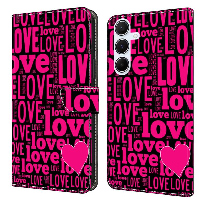 Lederhüllen Samsung Galaxy A17 4g / 5g Liebe