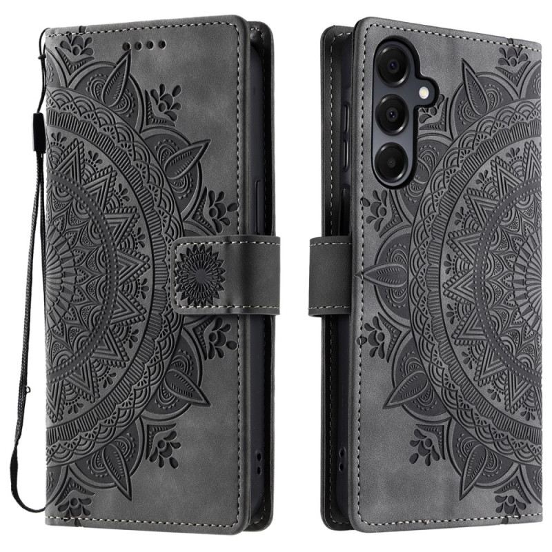 Lederhüllen Samsung Galaxy A17 4g / 5g Mandala-wildlederoptik