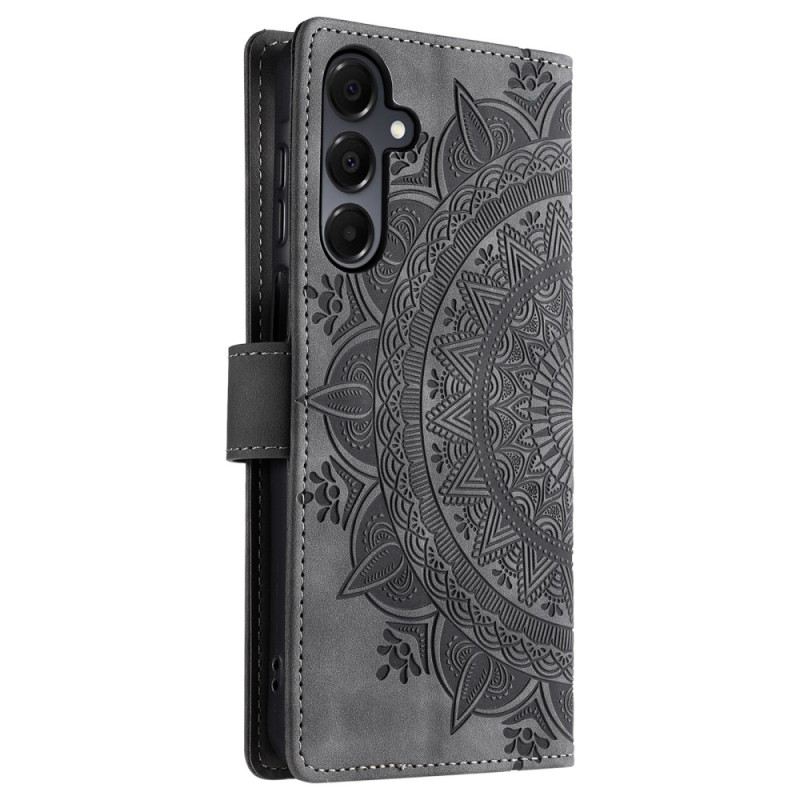 Lederhüllen Samsung Galaxy A17 4g / 5g Mandala-wildlederoptik
