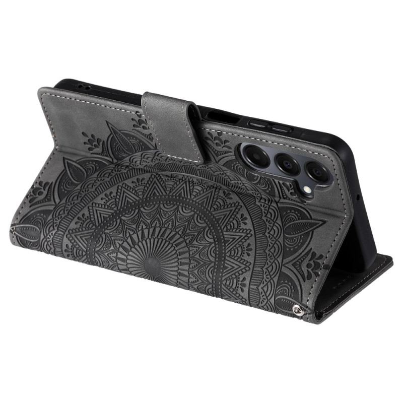 Lederhüllen Samsung Galaxy A17 4g / 5g Mandala-wildlederoptik