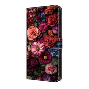 Lederhüllen Samsung Galaxy A17 4g / 5g Rosa Blumenmuster