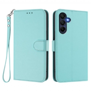 Lederhüllen Samsung Galaxy A17 4g / 5g Schlichtes Design Mit Lanyard