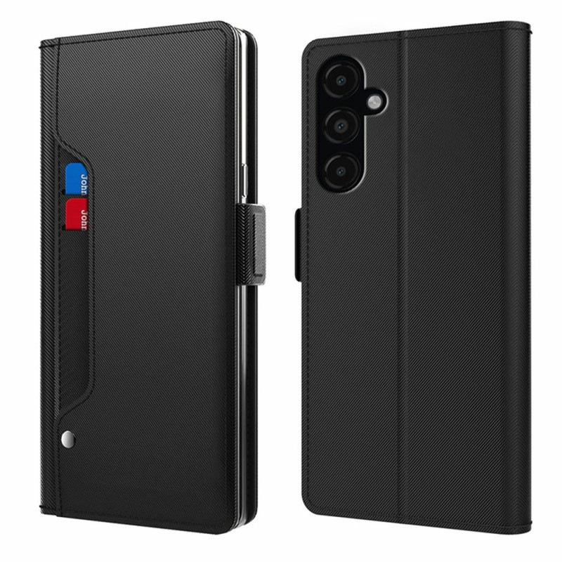Lederhüllen Samsung Galaxy A17 4g / 5g Spiegel Und Kartenhalter