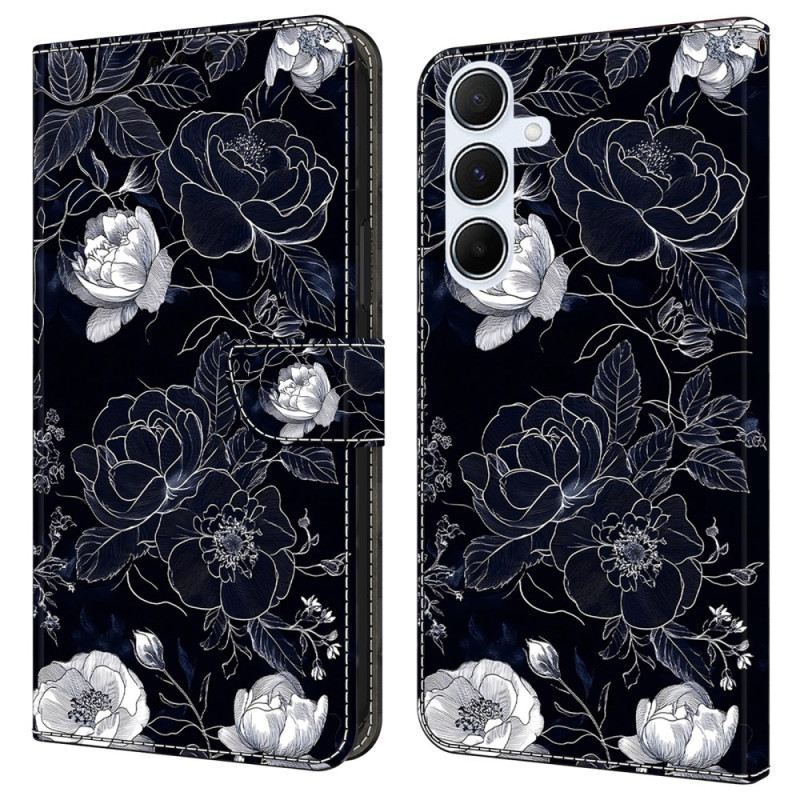 Lederhüllen Samsung Galaxy A17 4g / 5g Vintage-blumen
