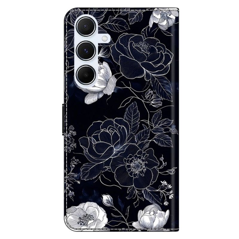 Lederhüllen Samsung Galaxy A17 4g / 5g Vintage-blumen