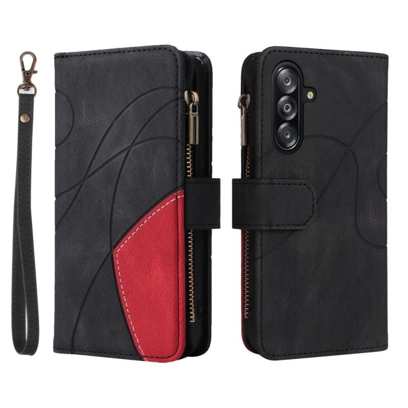 Lederhüllen Samsung Galaxy A17 4g / 5g Wellenmuster Geldbörse