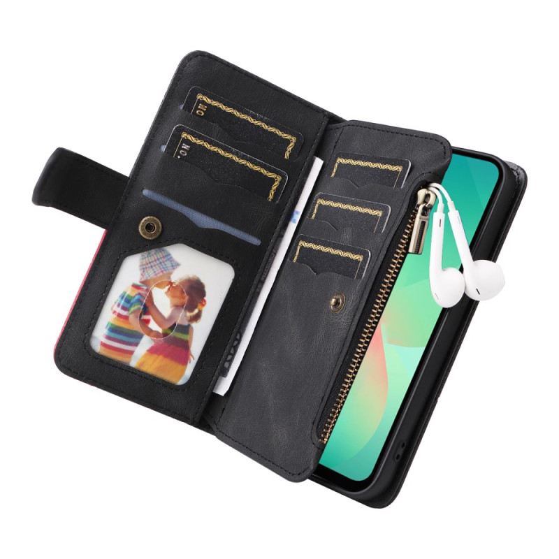 Lederhüllen Samsung Galaxy A17 4g / 5g Wellenmuster Geldbörse