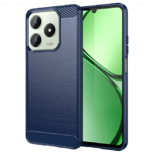 Hülle Realme Note 60 Gebürstete Kohlefaser