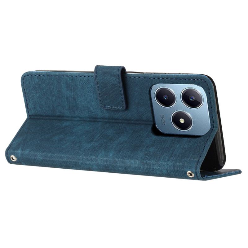 Lederhüllen Realme Note 60 Retro-linien