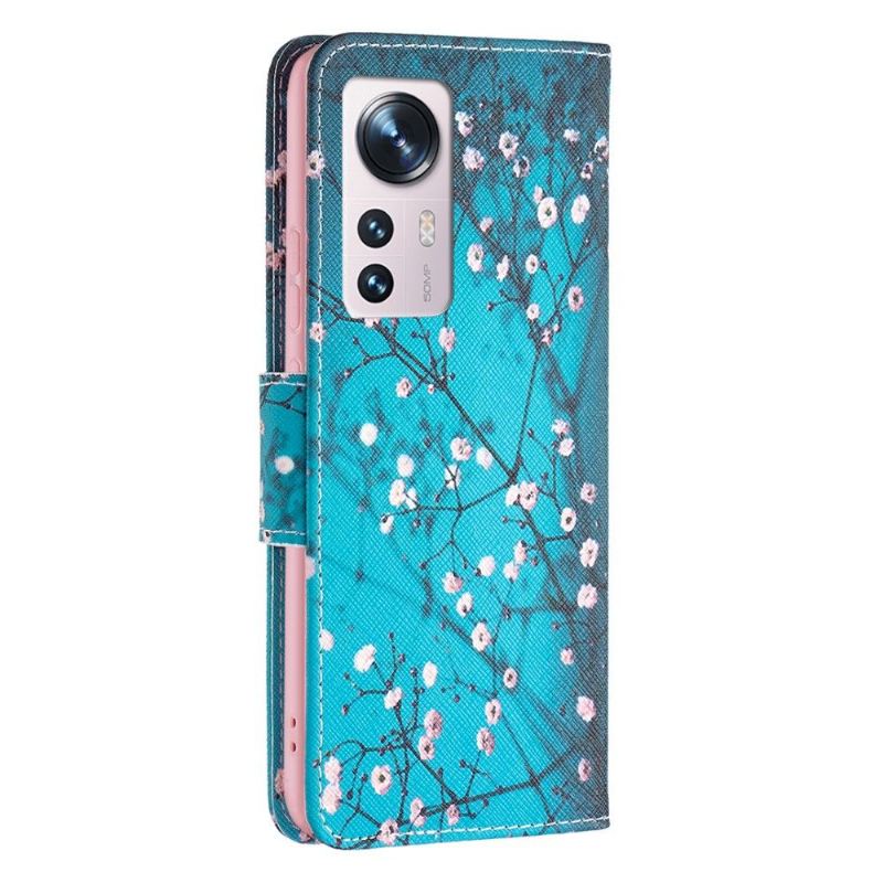 Flip Case Für Xiaomi 12 Blühende Zweige