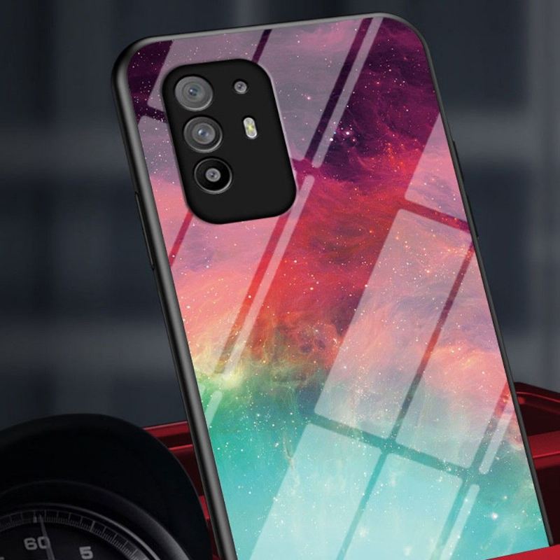 Hülle Für Oppo A94 5G Glasrückennebel