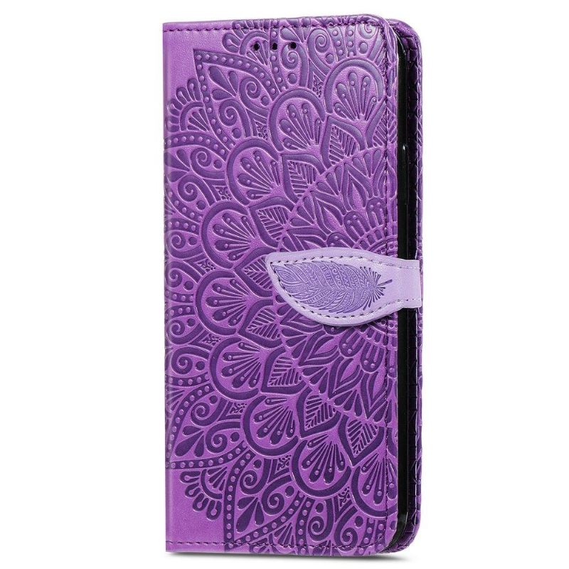 Lederhüllen Für Oppo A94 5G Mandala-blatt