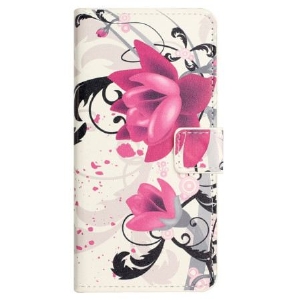 Lederhüllen Samsung Galaxy S24 Fe Handyhülle Lotus