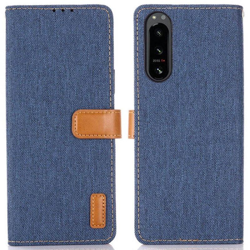 Lederhüllen Für Sony Xperia 5 IV Jeans