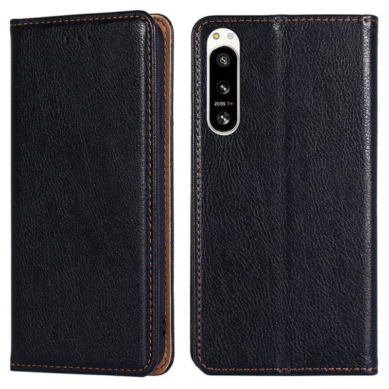 Lederhüllen Für Sony Xperia 5 IV Vintage-design