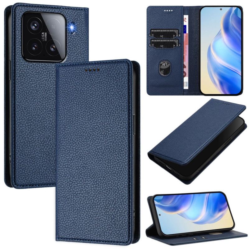 Flip Case Xiaomi 15 Handyhülle Rfid-blockierende Lederoptik